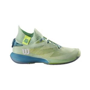 WILSON KAOS Rapide SFT LE Women's Tennis Shoe Sneaker, Green Ash/Algiers Blue/White, 7.5