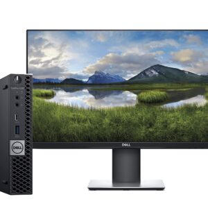 Dell OptiPlex 5060 Micro Intel Core i5-8500T 2.1GHz, 32GB RAM, 256GB SSD, Windows 11 Pro 64bit 24" LCD (Renewed)