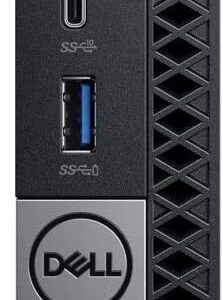 Dell OptiPlex 5060 Micro Intel Core i5-8500T 2.1GHz, 32GB RAM, 256GB SSD, Windows 11 Pro 64bit 24" LCD (Renewed)