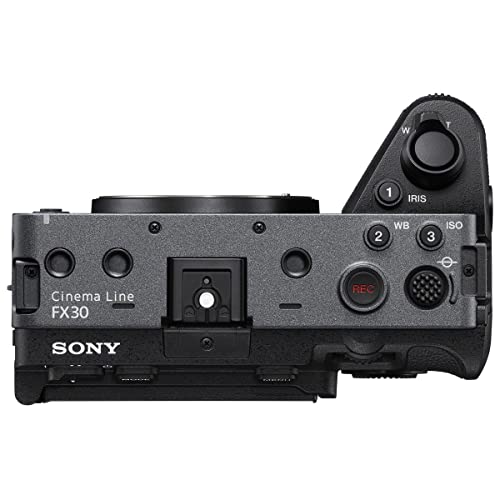 Sony FX30 Super 35 Cinema Line Camera with E 11mm f/1.8 Lens