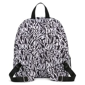 DKNY Women's Classic Lyla Backpack, Black Multi, Large