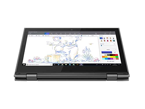 Lenovo 2022 Flex 3 Touchscreen Laptop, 2-in-1 11.6" HD for Business and Student Laptop, N4120 CPU, 4GB LPDDR3, 64GB eMMC, Webcam, Black, Windows 10 Pro