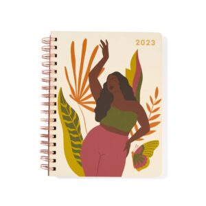 be rooted 2023 yearly planner 7"x9" monthly/weekly - joy