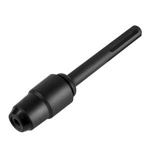 sds max to sds plus adapter for rotary hammers, black