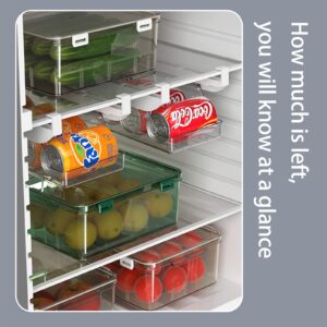 KAYKAI Hanging Soda Can Organizer for Refrigerator,Pop Can Dispenser Drink Holder for Refrigerator,Soda Can Dispenser Beverage Holder for Refrigerator Space Save