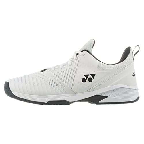 YONEX Unisex Sonicage Plus 4E Width Tennis Shoes White