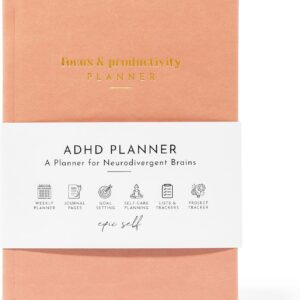 ADHD Planner for Adults: Focus and Productivity Planner - A planner for Neurodivergent Brains - Organization, Goal-Setting, and Time Management - Gift for Men and Women with ADHD