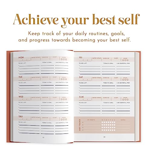 Self Care Planner by epic self - Undated Wellness Planner, 48 Weeks - Self-Love, and Habit Tracker for Women - Prioritize Your Well-being in 2023 - Daily & Weekly Reflection Pages