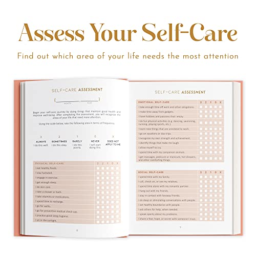 Self Care Planner by epic self - Undated Wellness Planner, 48 Weeks - Self-Love, and Habit Tracker for Women - Prioritize Your Well-being in 2023 - Daily & Weekly Reflection Pages