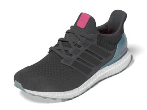adidas women's ultraboost 1.0 shoe sneaker, grey/grey/pink fusion, 9
