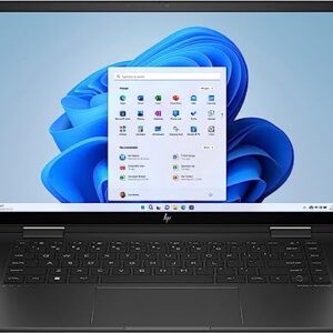 HP Envy x360 Convertible 2-in-1 Media Laptop, 15.6" Full HD Touchscreen, 6-Core AMD Ryzen 5 7530U, 32GB RAM, 1TB SSD, Backlit Keyboard, Windows 11, HDMI, USB-C, Black,