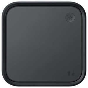 samsung smartthings station with power adapter, 15w super fast wireless charger, smart home hub, 2023, ep-p9500tbegus, black