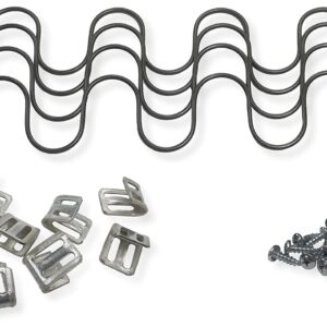 Elegent Upholstery 24" Inch Sofa Couch Recliner Replacement Coil Seat/Back Repair Kit Includes Spring Clips - Set of 4