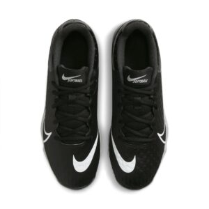 Nike Hyperdiamond 4 Keystone Molded Softball Cleats Black | White SZ 7