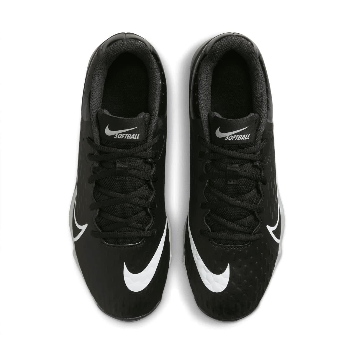 Nike Hyperdiamond 4 Keystone Molded Softball Cleats Black | White SZ 9