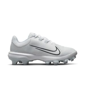 Nike Women's Hyperdiamond 4 Pro Molded Softball Cleats White | Black Size 5 Medium