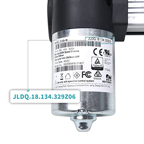 Okin Refined-R Model JLDQ-18 & JLDQ.18.134.329Z06 Power Recliner Motor, Lift Chair Electric Reclining Couch Actuator Replacement Part for JLDQ.18.134.329Z