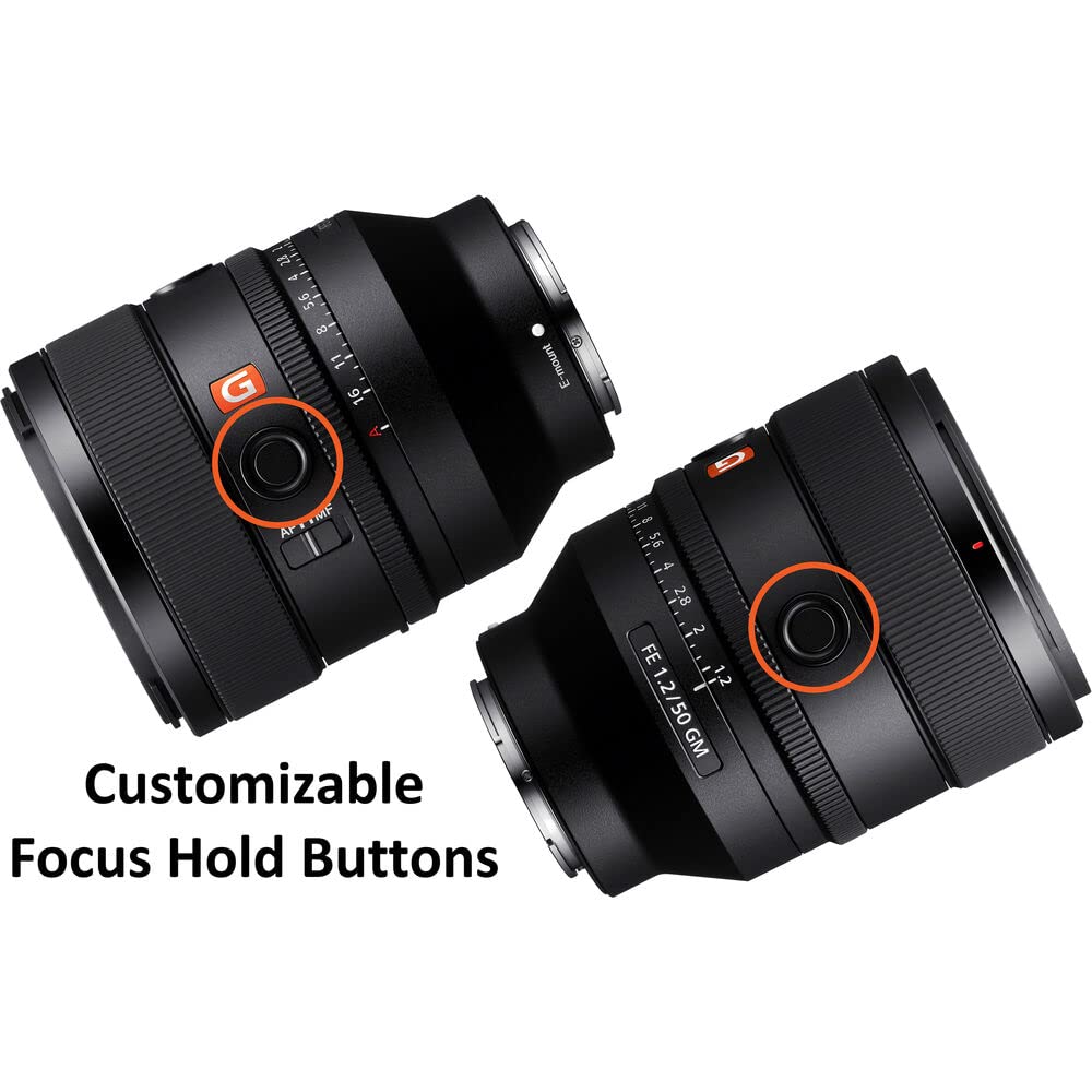 Sony FE 50mm f/1.2 GM Lens E (SEL50F12GM) + Filter Kit + Cap Keeper + Cleaning Set (Renewed)