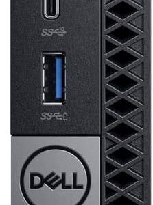 Dell OptiPlex 5060 Micro Intel Core i3-8100T 3.1GHz, 16GB RAM, 512GB SSD, Windows 11 Pro 64bit 24" LCD (Renewed)