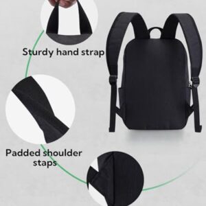 WATERFLY Mini Basic Lightweight Backpack: Simple Solid Color Lightweight Casual Everyday Backpack Small Basic Ultralight Travel Daypack For Woman Man Adult