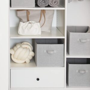 StorageWorks Storage Baskets for Shelves, Foldable Storage Bins with handles, Fabric Closet Bins for organization