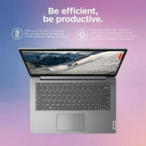 lenovo Newest IdeaPad Laptop, 14.0" HD Display,Intel Pentium N5030, 4GB DDR4 RAM, 256GB SSD, 1-Year Office 365, Webcam, HDMI, WiFi 6, Bluetooth, Windows 11 S, Cloud Grey, JVQ MP