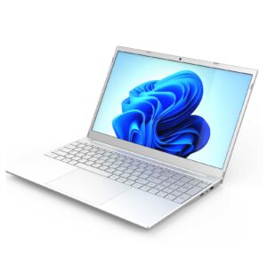 acogedor laptop computer, 15.6in n5095cpu 1920x1080 ips hd screen laptop, 16gb ram, 128gb rom, with fingerprint unlock, for 11