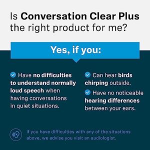 Sennheiser Consumer Audio Sennheiser Conversation Clear Plus - True Wireless Bluetooth Hearing Solution for Speech Enhancement with Active Noise Cancellation (ANC) - Black, medium