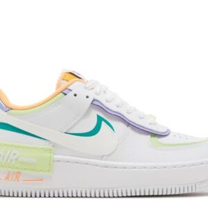 Nike AF1 Women's Shadow DX3718 100 White/Peach Cream/Cycle Cream KC (us_Footwear_Size_System, Adult, Women, Numeric, Medium, Numeric_10)