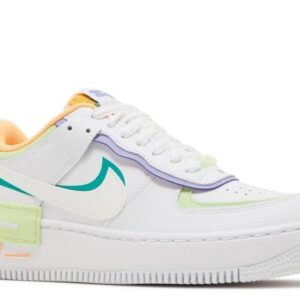 Nike AF1 Women's Shadow DX3718 100 White/Peach Cream/Cycle Cream KC (us_Footwear_Size_System, Adult, Women, Numeric, Medium, Numeric_10)