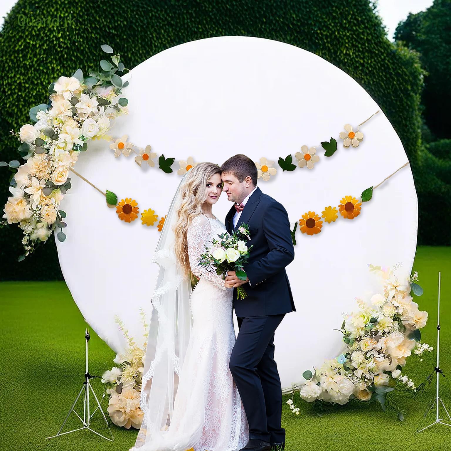 7.5x7.5ft White Round Backdrop Cover White Circle Backdrop Cover Round Fabric Photo Background for Photography Party Birthday Wedding Baby Shower Home Decorations