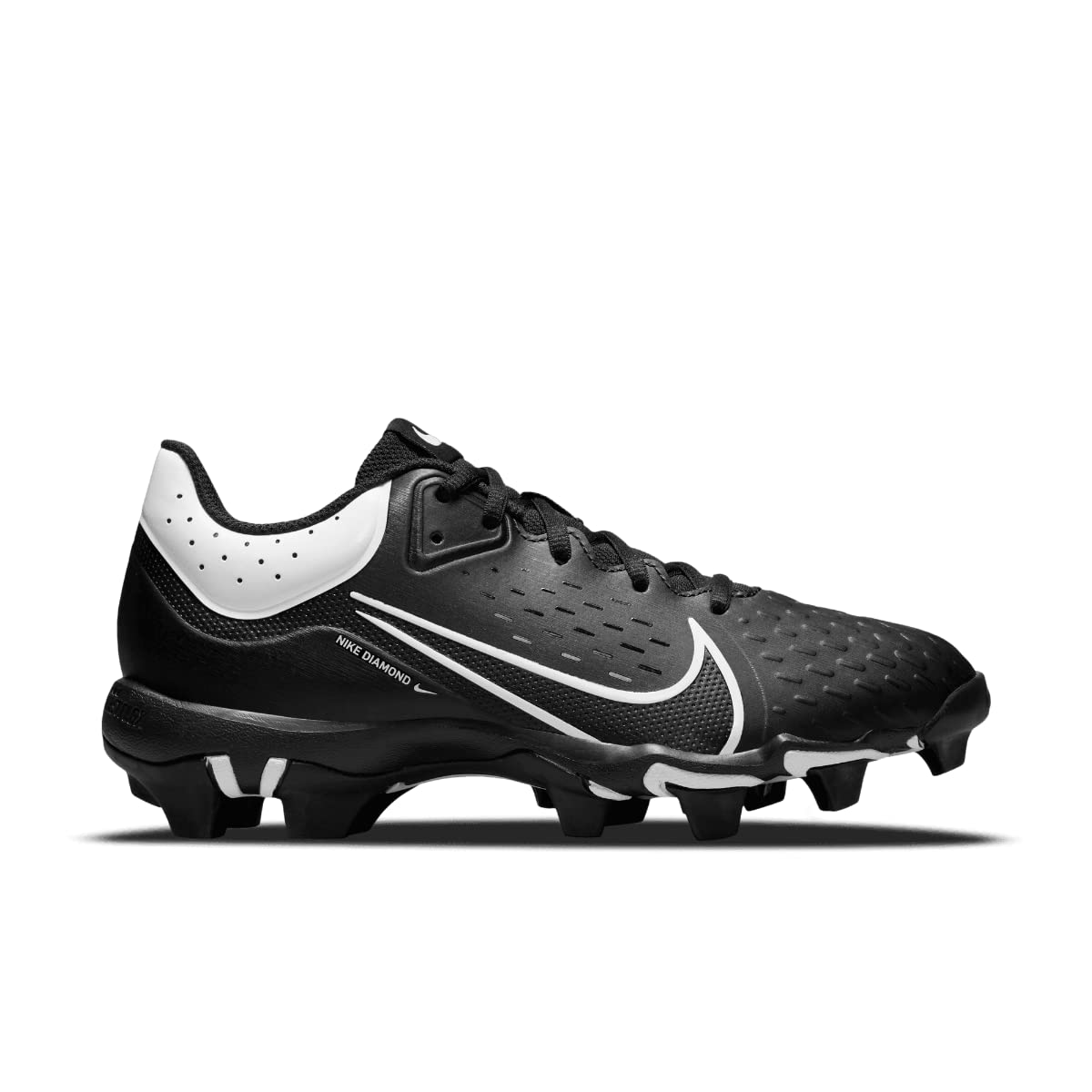 Nike Hyperdiamond 4 Keystone Molded Softball Cleats Black | Black | White SZ 7