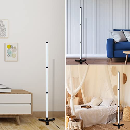 PMS Floor Lamp Mood Light Standing Corner Lamp Reading Light for Living Room, Bedroom, Office or Study Room (Warm White)