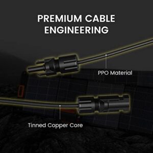 Solar Panel Connector Parallel Adapter Cable M/FF and F/MM NURZVIY SolarEpoch 1-to-2 Y Branch Solar Connectors Parallel Wire Plug Tool Kit for Solar Panel