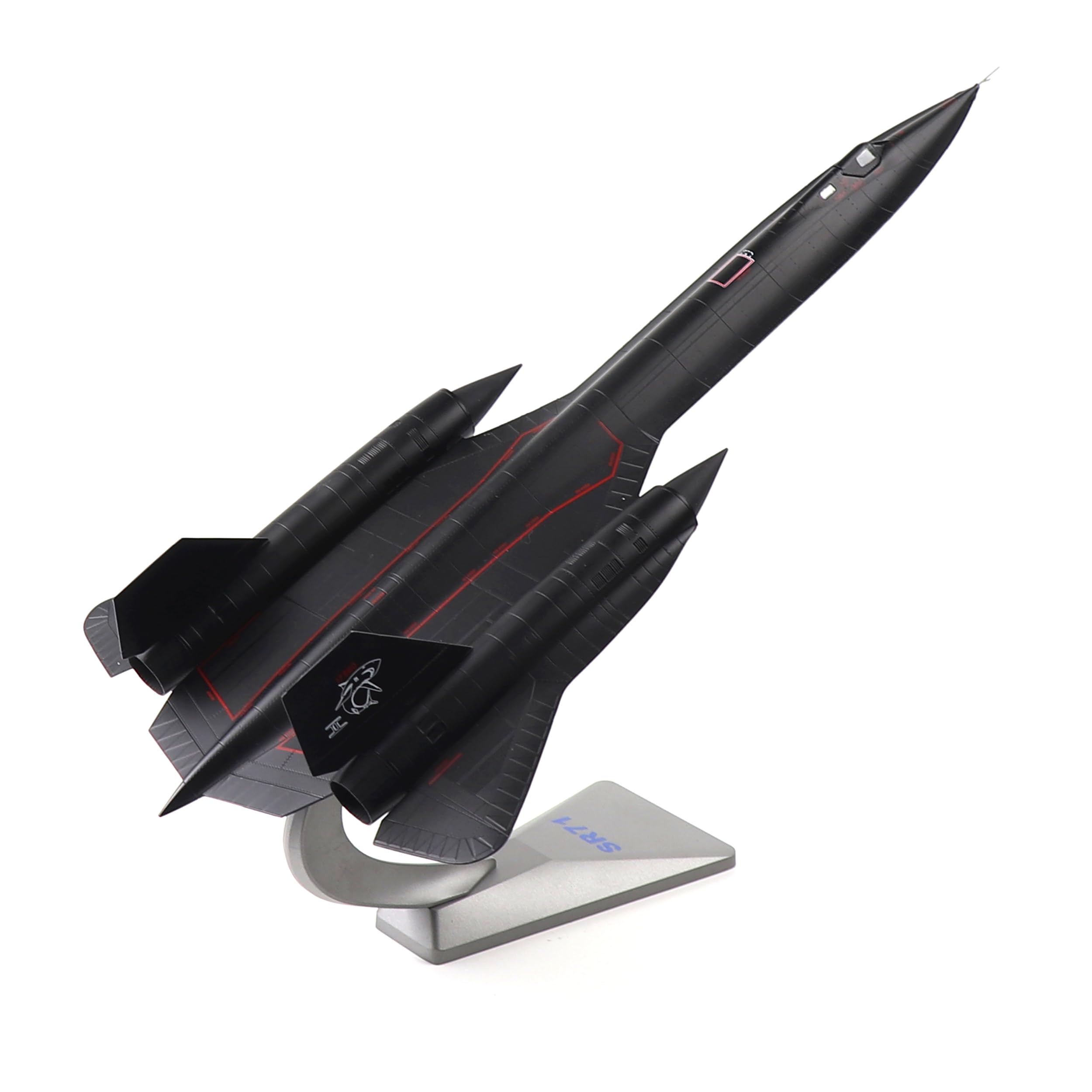 NUOTIE 1/72 Scale SR-71a Blackbird Metal Model High-Altitude Reconnaissance Aircraft Military Diecast Plane Model for Collection or Gift