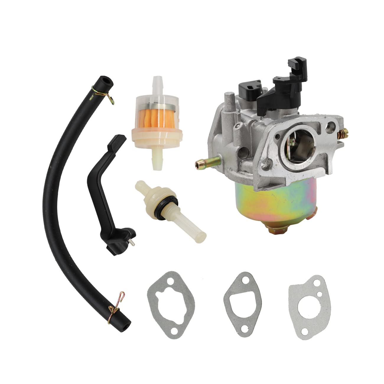 Yunnergo 46561 Carburetor Compatible with Power Equipment 196CC OHV Engine 6.5HP 3000 3500 4000 Watt Generator 46558 46596 46533 46534 46535 46539 46540 46551 46553 46554 46555 40025 40026