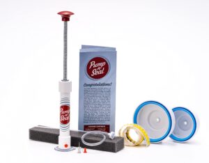 pump-n-seal + mason jar attachment food vacuum sealer system - vacuum seal mason jars, recycled jars, ordinary freezer bags, vacuum bags, bowls, and more