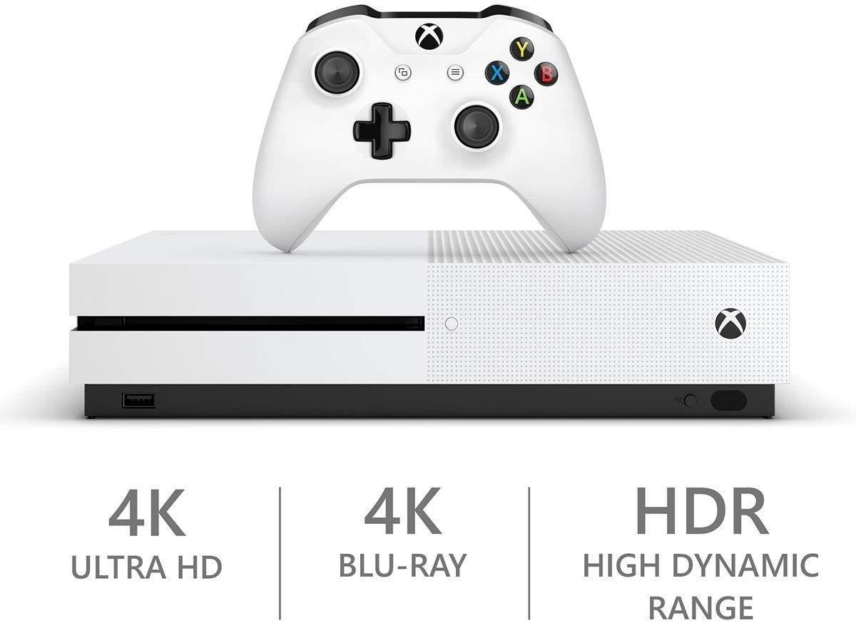 Newest Microsoft Xbox One S 2TB Hard Drive NBA 2K19 Bundle Console (4K Ultra HD Blu-ray) with Wireless Controller | Dolby Atmos Sound | Wi-Fi | USB 3.0 (Renewed)