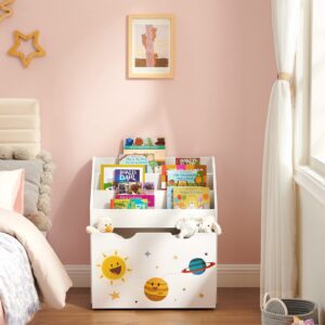 SONGMICS Kids Bookcase and Toy Organizer Bundle (2 Items)