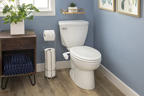 Brondell SS-150W SimpleSpa Thinline Essential Bidet Attachment for Toilet Seats with Adjustable Water Pressure, Side Arm Control, Thin Profile, White (Single Nozzle)