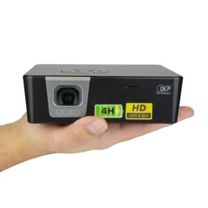 aaxa technologies hp-p6x-01 dlp projector - 16:9 - black, gray