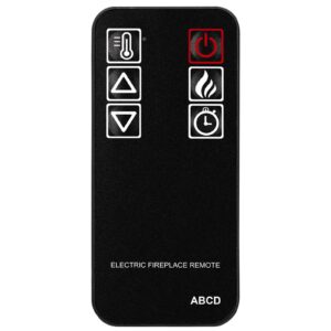 Replacement Remote Control for Whalen WSF36SH23C WSF36SH23M WMFP60EC-7 WSF42OW23W 3D Electric Firebox Indoor Fireplace Heater