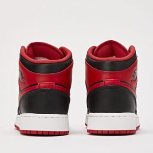 Nike Jordan Nike Air 1 Mid Men's Shoes Black/Fire Red-White DQ8426-060 9.5