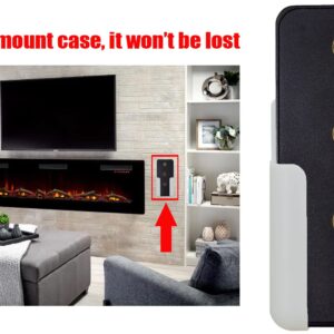 GENGQIANSI Replacement Remote Control for Pleasant Hearth 25-805-50 25-898-72 25-898-80-Y 25-90-002 3D Electric Firebox Indoor Fireplace Heater