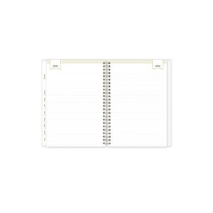 Blue Sky Day Designer for 2023-2024 Academic Year Weekly and Monthly Planner Notes, 5.8' x 8.6', Frosted Cover, Climbing Floral Mint (137884-A24)