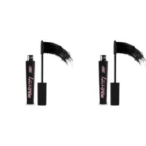 black radiance bold & sexy fiber mascara black (pack of 2)