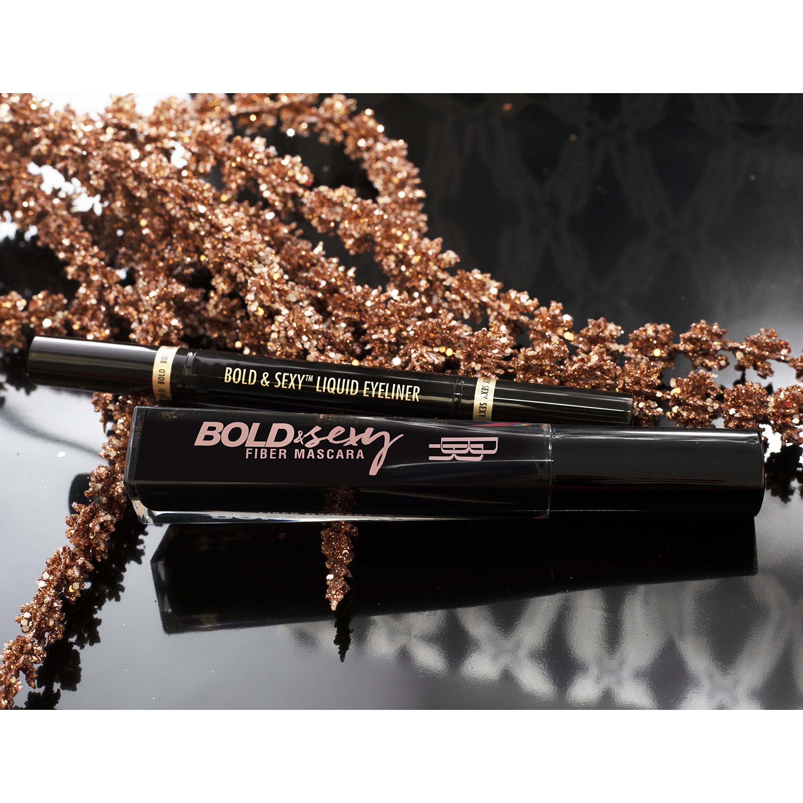 Black Radiance Bold & Sexy Fiber Mascara Black (Pack of 2)