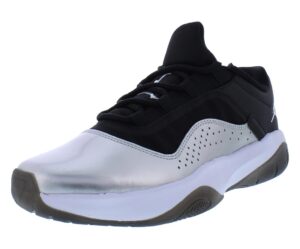 nike womens air jordan 11 cmft low trainers dv2629 sneakers shoes (uk 5 us 7.5 eu 38.5, black metallic silver white 001)