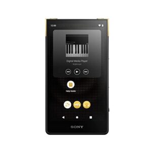 sony nw-zx707 walkman 64gb hi-res portable digital music player with android, large 5.0" (diag) touchscreen display, up to 24 hour battery, wi-fi & bluetooth and usb type-c – black nw-zx707/b