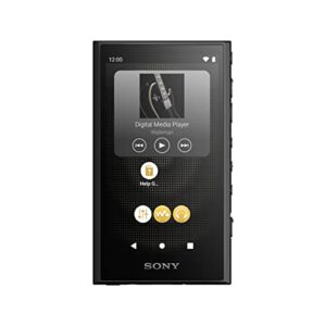 Sony NW-A306 Walkman 32GB Hi-Res Portable Digital Music Player with Android, up to 36 Hour Battery, Wi-Fi & Bluetooth and USB Type-C – Black NW-A306/B, Black